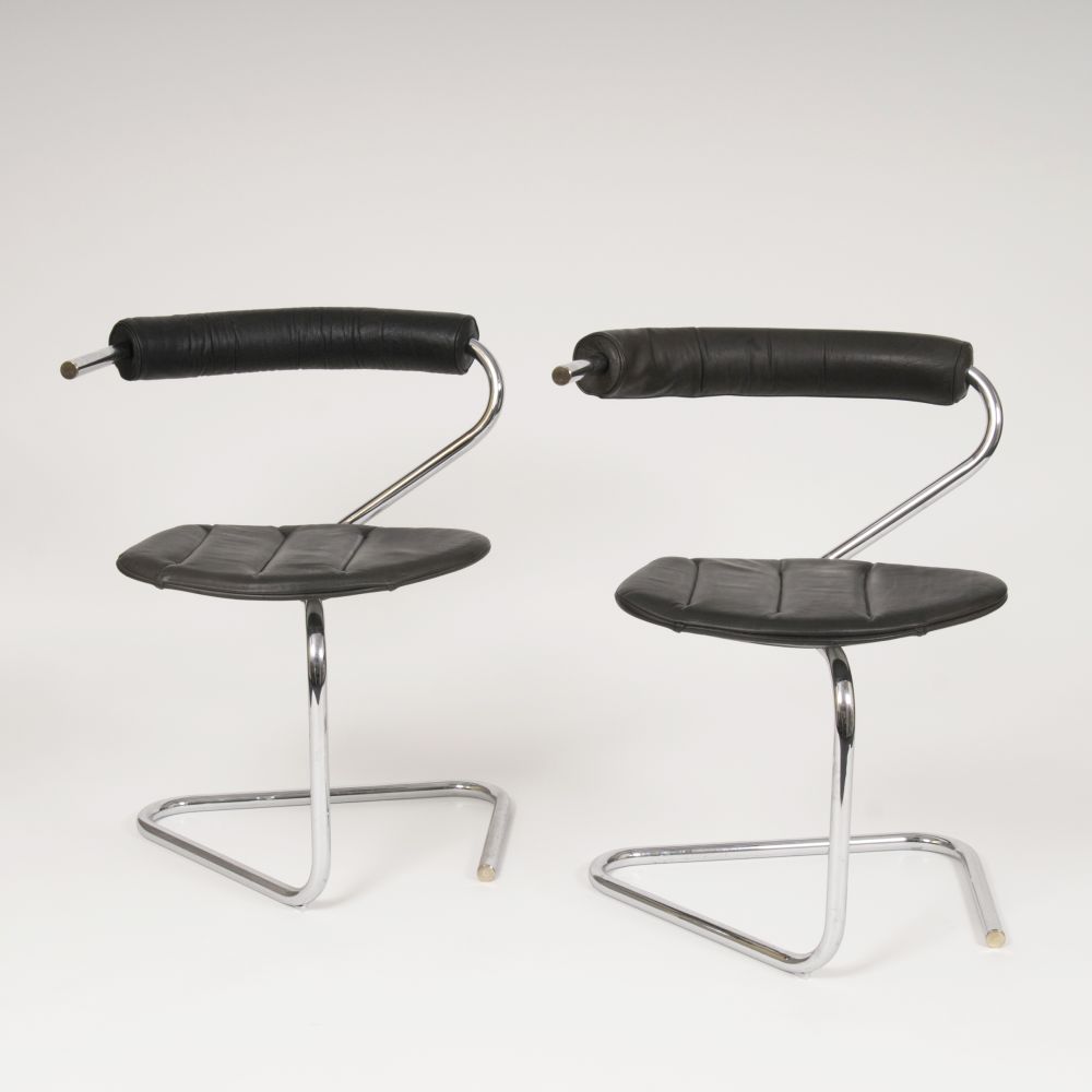 A Pair of Design Icons Cantilever Chair 'B5' for Tecta