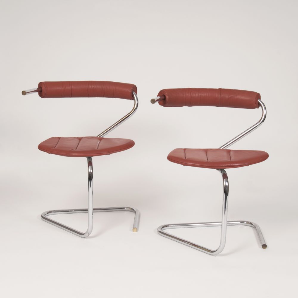 A Pair of Design Icons 'Cantilever Chair B5' for Tecta