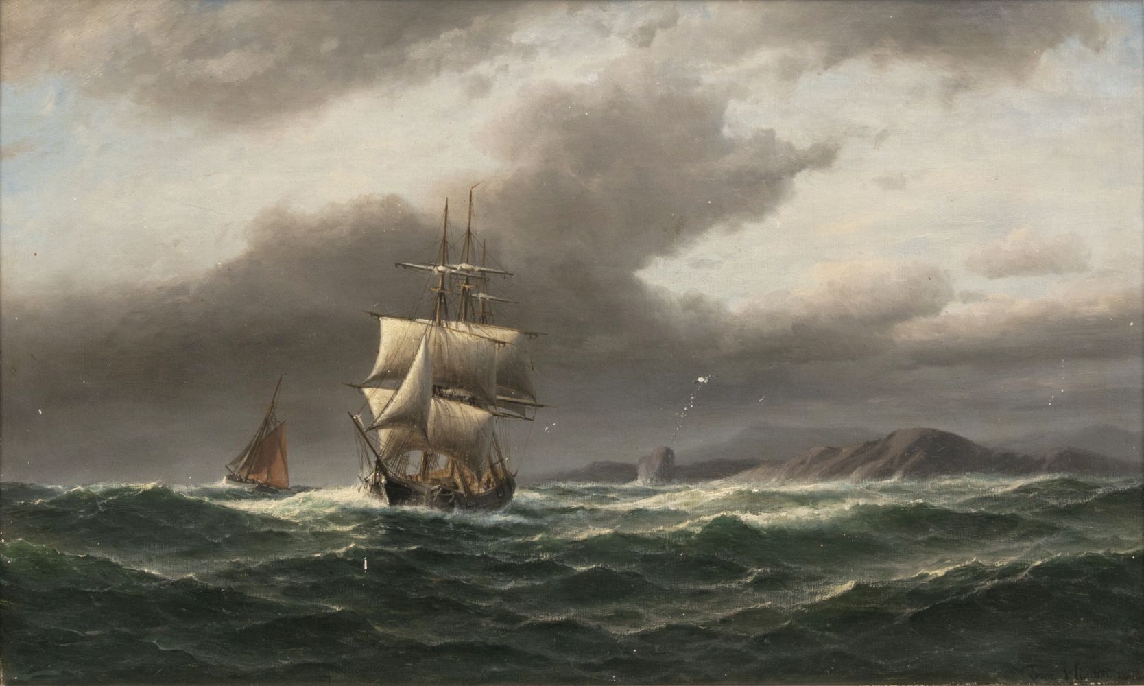 Ships off the Coast