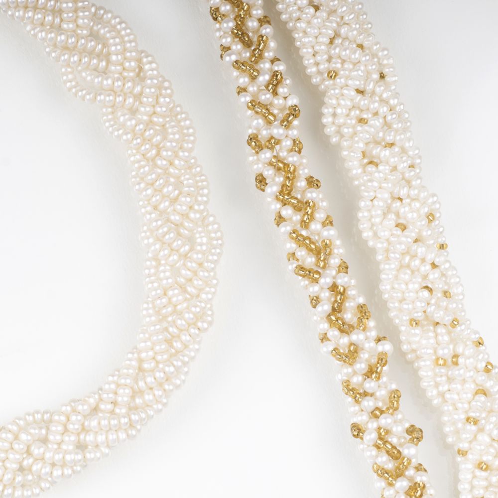 A three-part Pearl Jewellery set by Langer