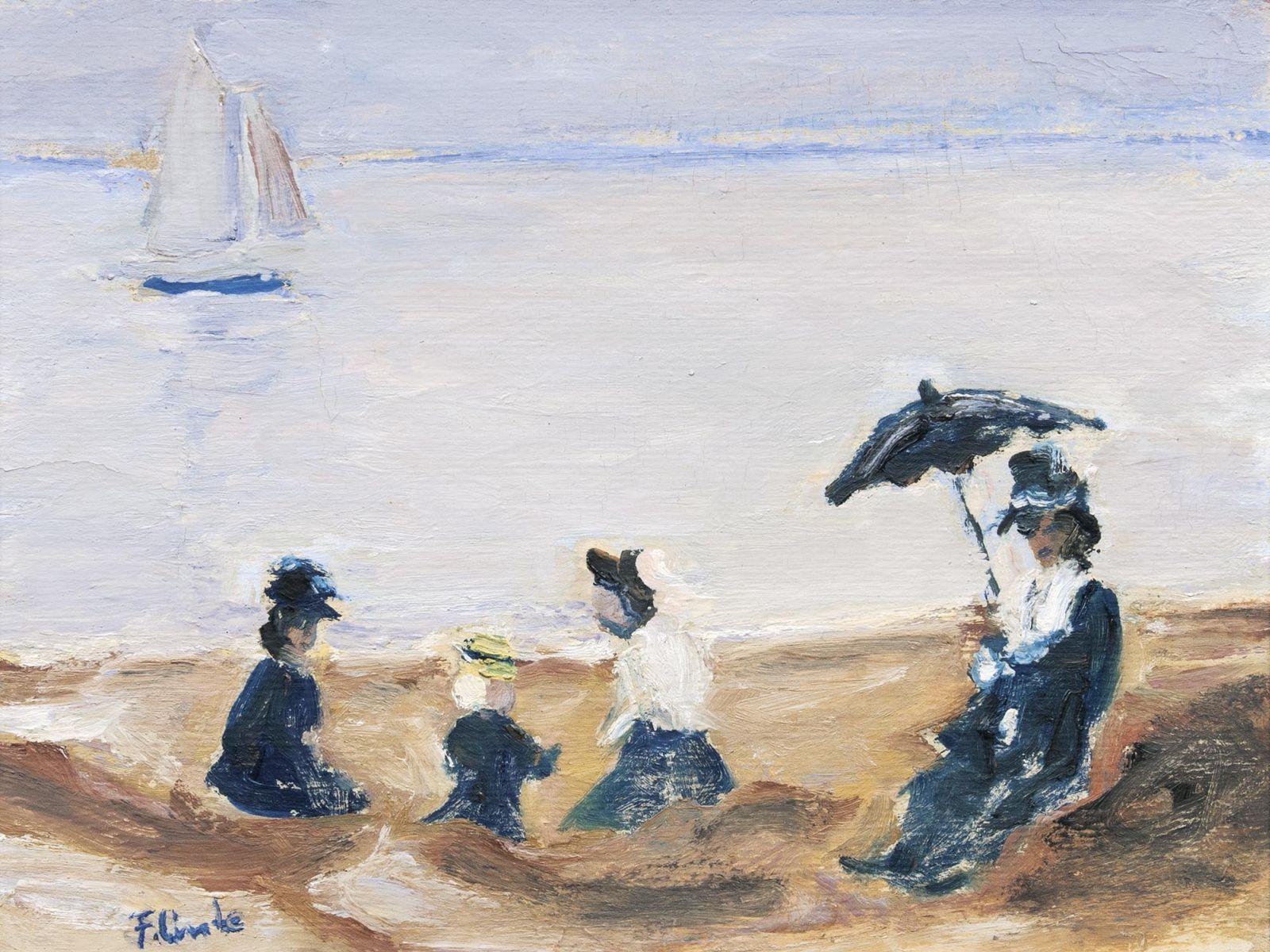 Family on the Beach