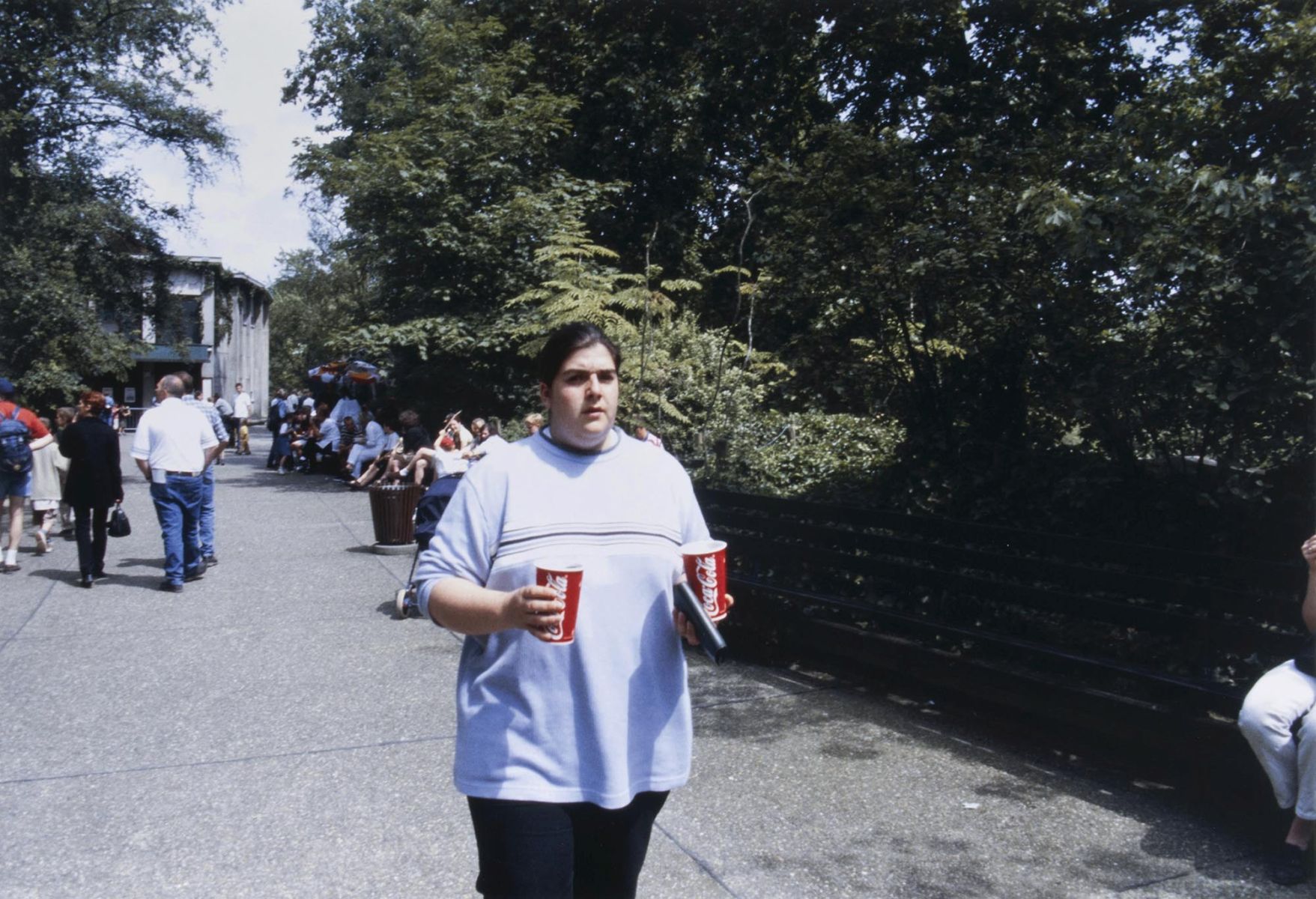 Woman in Antwerp Zoo