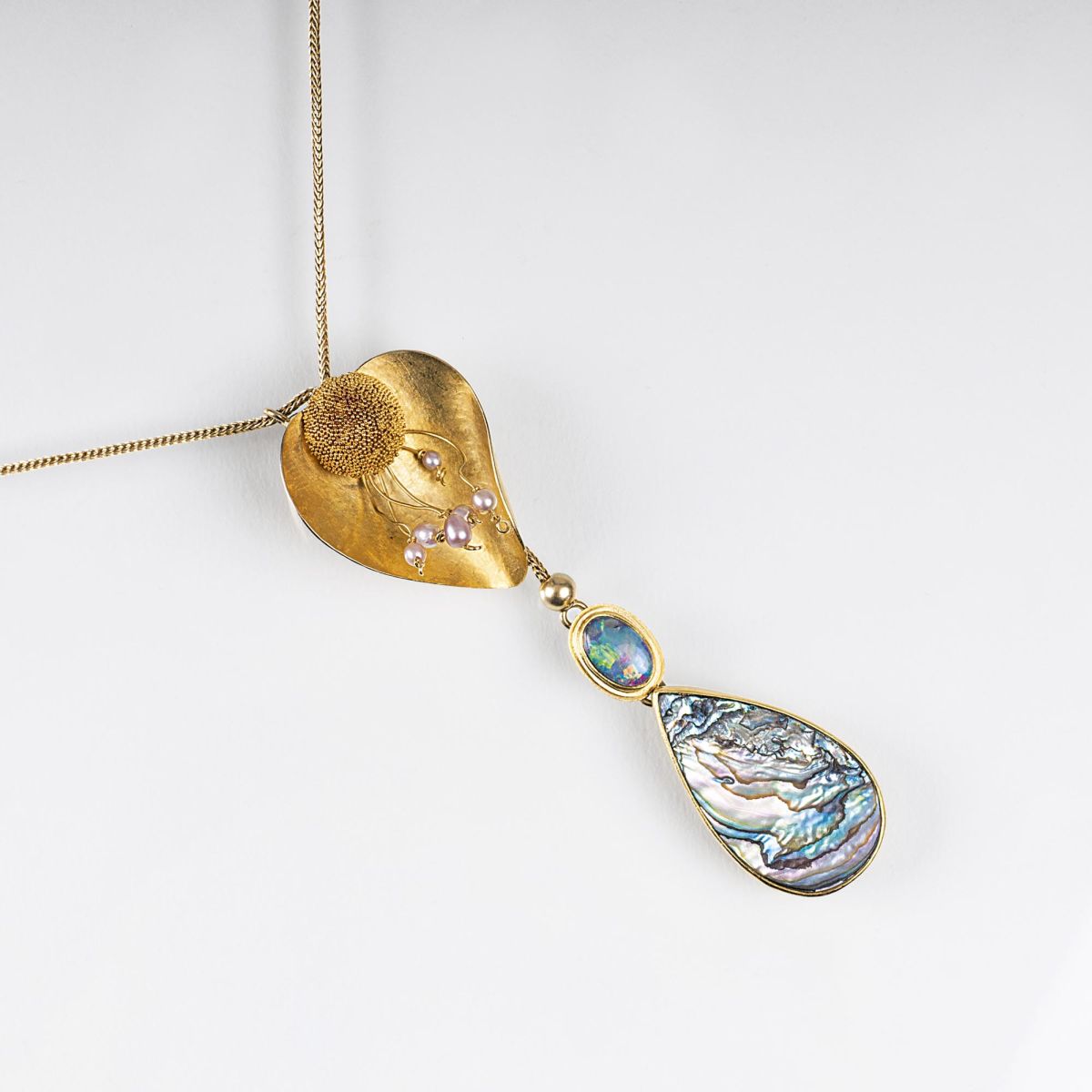 Elisabeth Treskow - Seltenes Schmuck-Set mit zwei Anhängern an Kette Seltenes Schmuck-Set mit zwei Anhängern an Kette