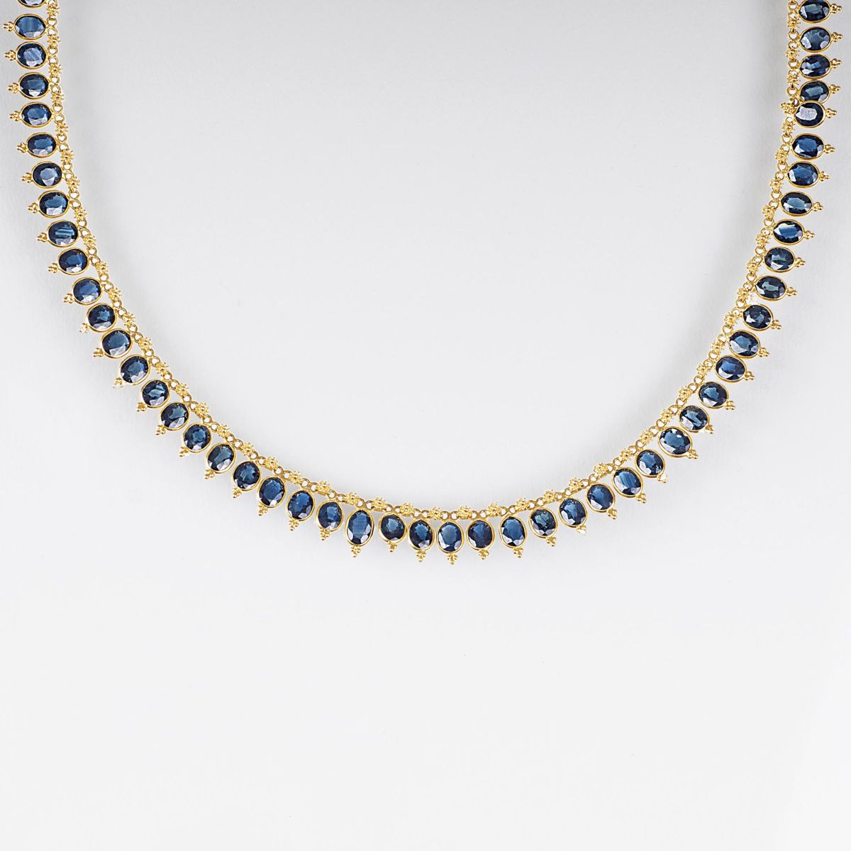 Elegantes Saphir-Collier - Bild 2