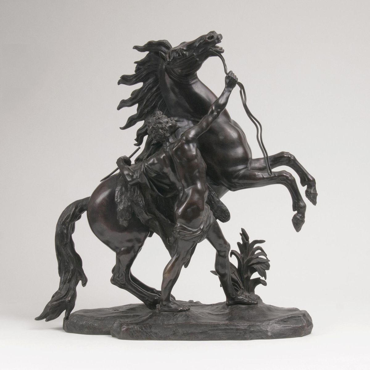 A Large Figure 'Horse Restrained by a Groom' called 'Horse of Marly' - image 2