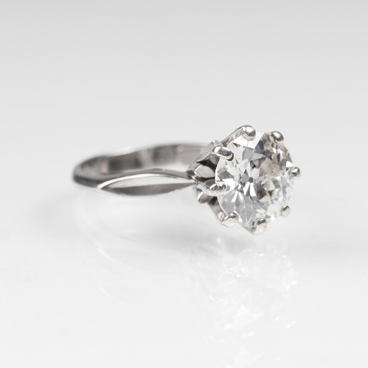 A Highcarat Diamond Solitaire Ring - image 2