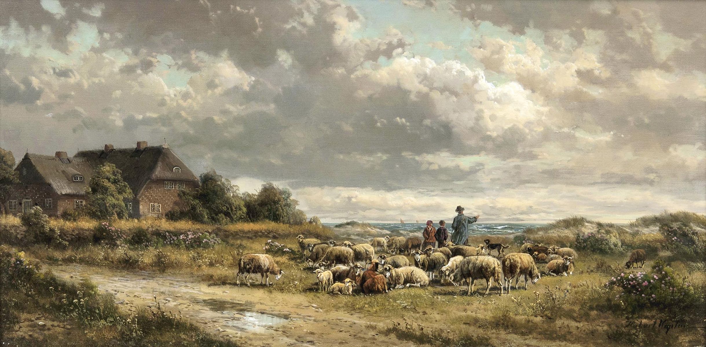 Shepherd in the Dunes