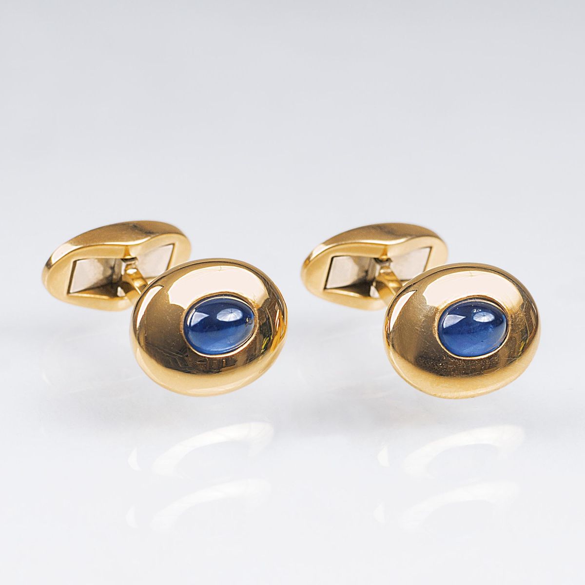 A Pair of Sapphire Cufflinks