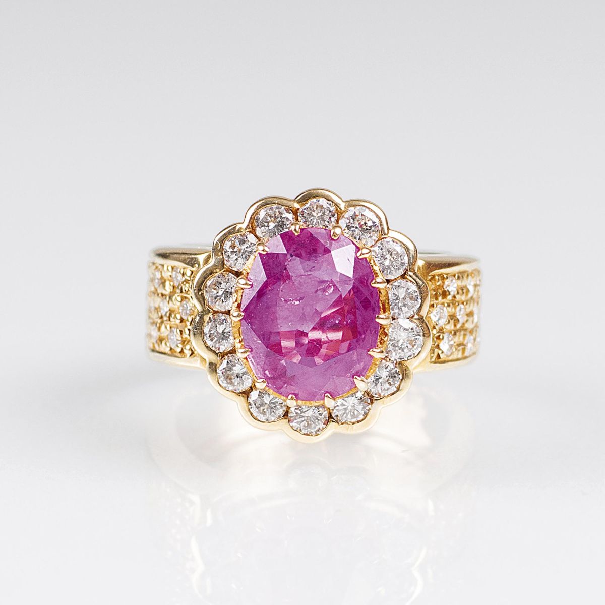 A Ruby Diamond Ring