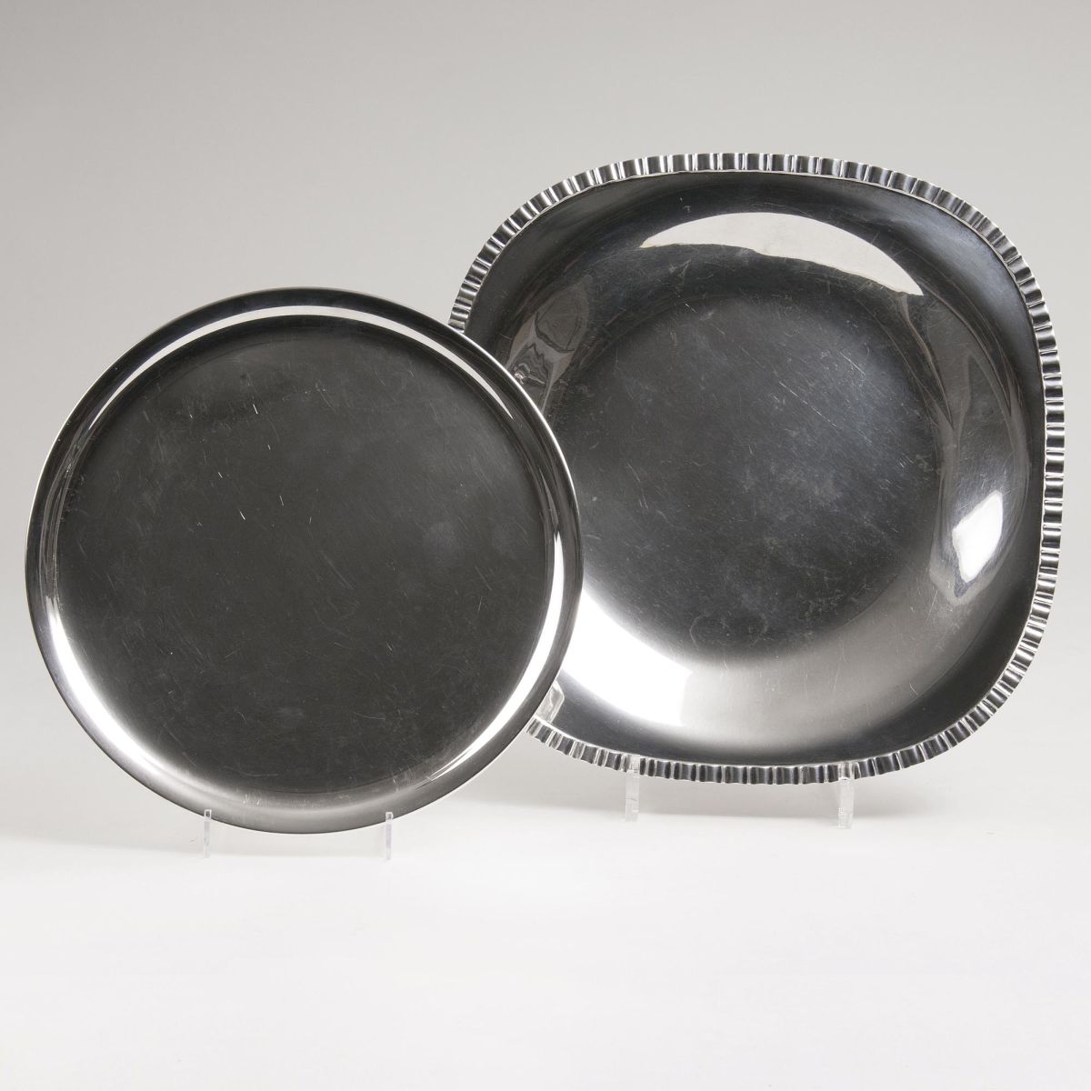 A Set of Two Large Bowls