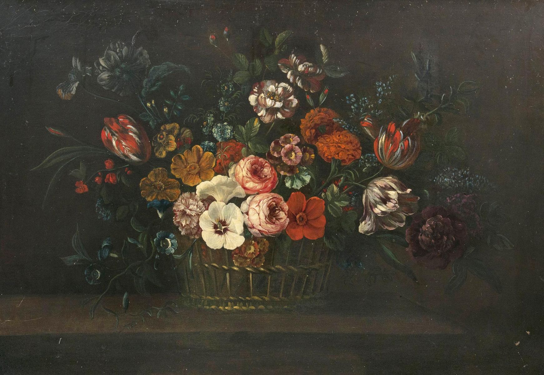 Flowers in a Basket