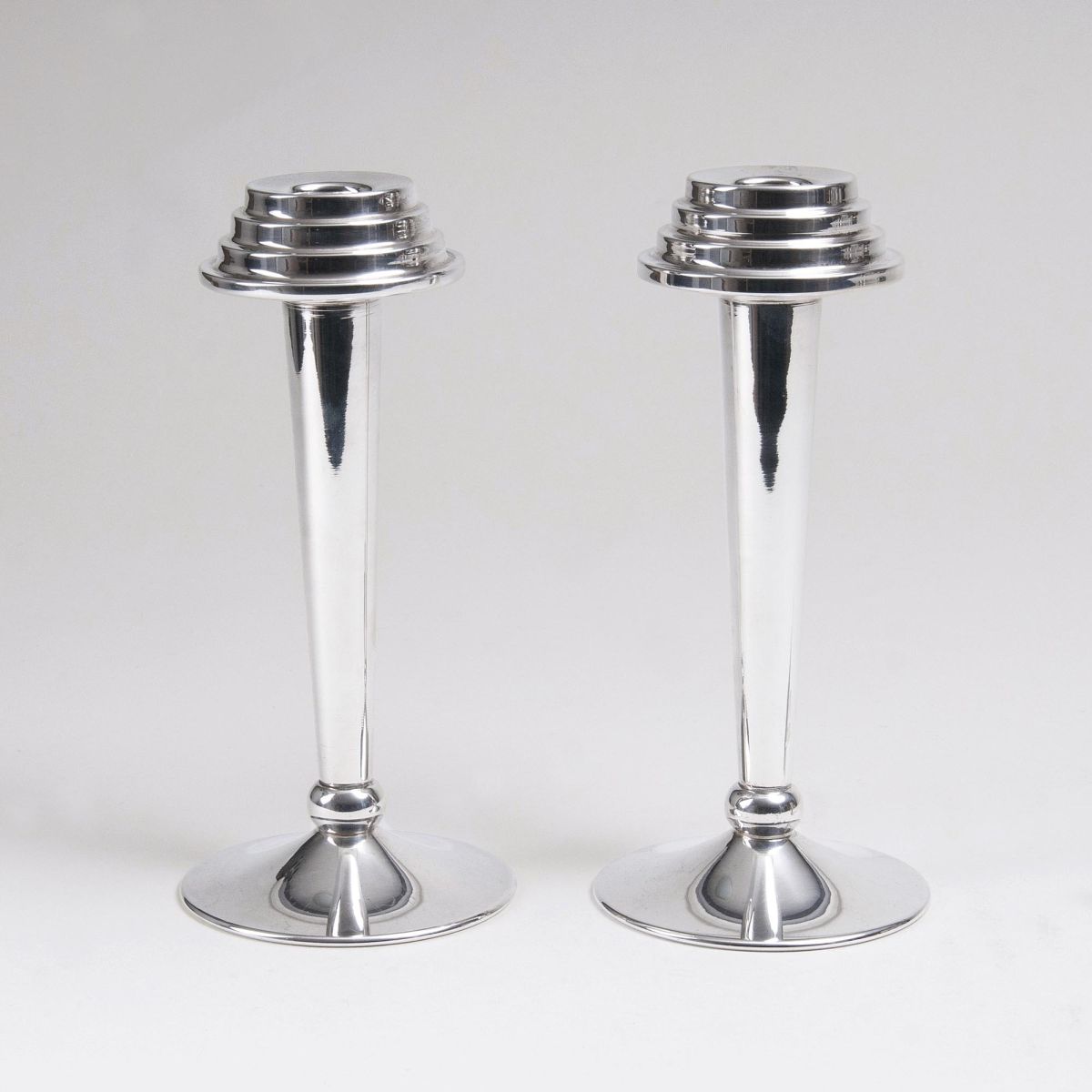 A Pair of Modern Candlesticks