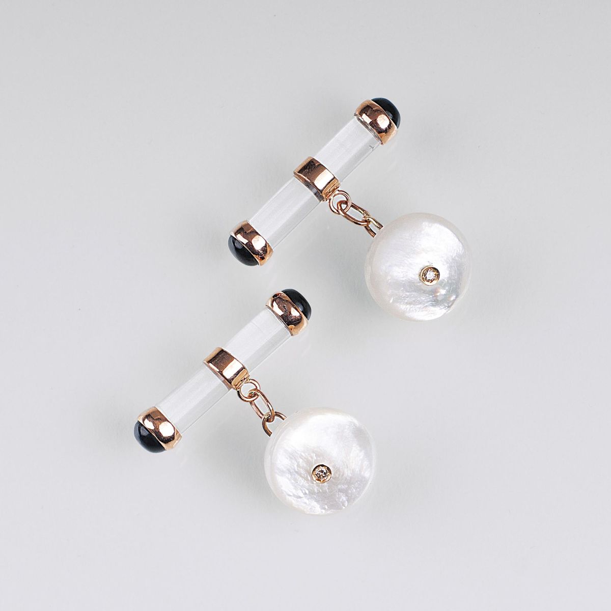 A Pair of Mother-of-Pearl Cufflinks