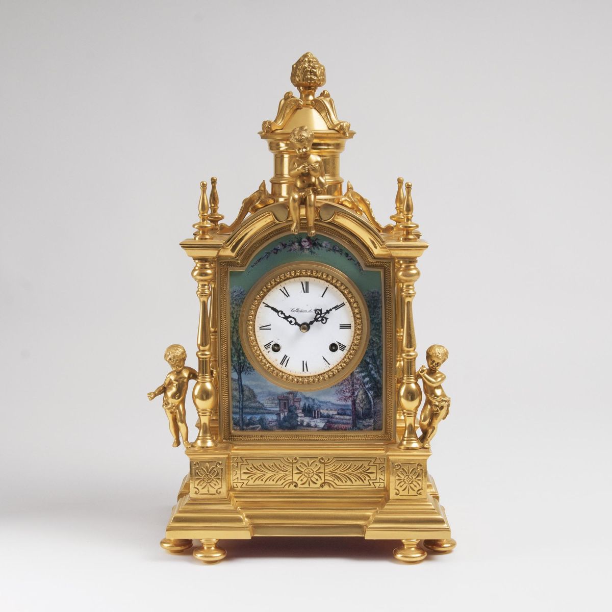 A Mantle Clock with Putti