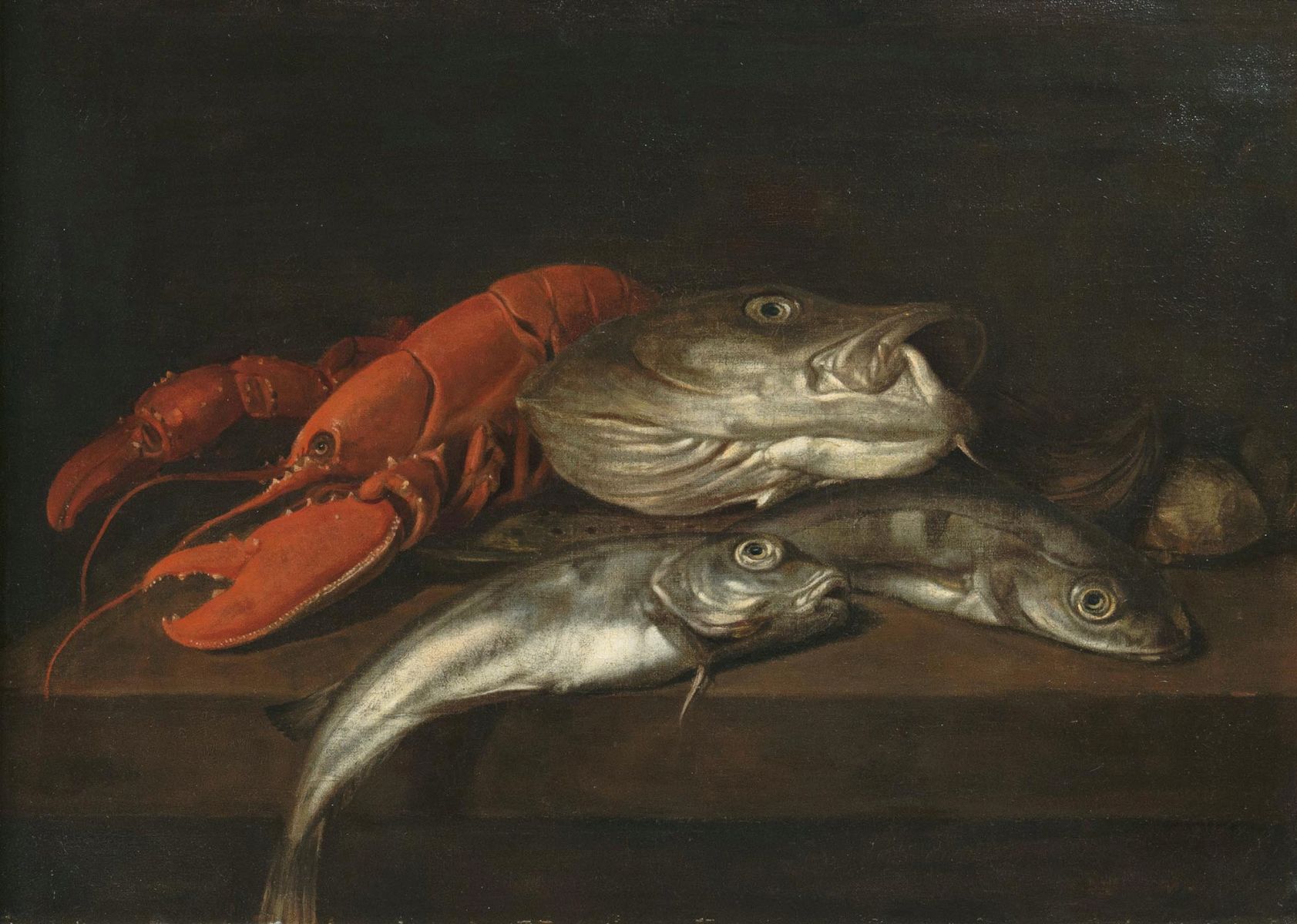 Fish Still Life with Lobster