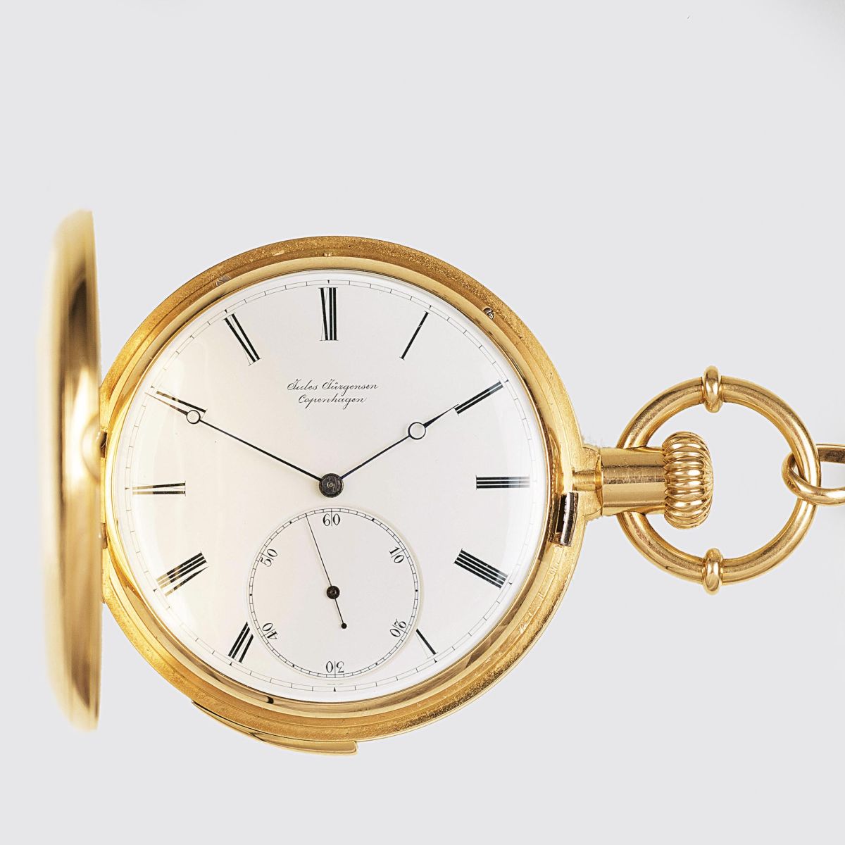Jules Jürgensen, gegr. 1740 in Dänemark - A Savonette with Small Second and Repetition A Savonette with Small Second and Repetition