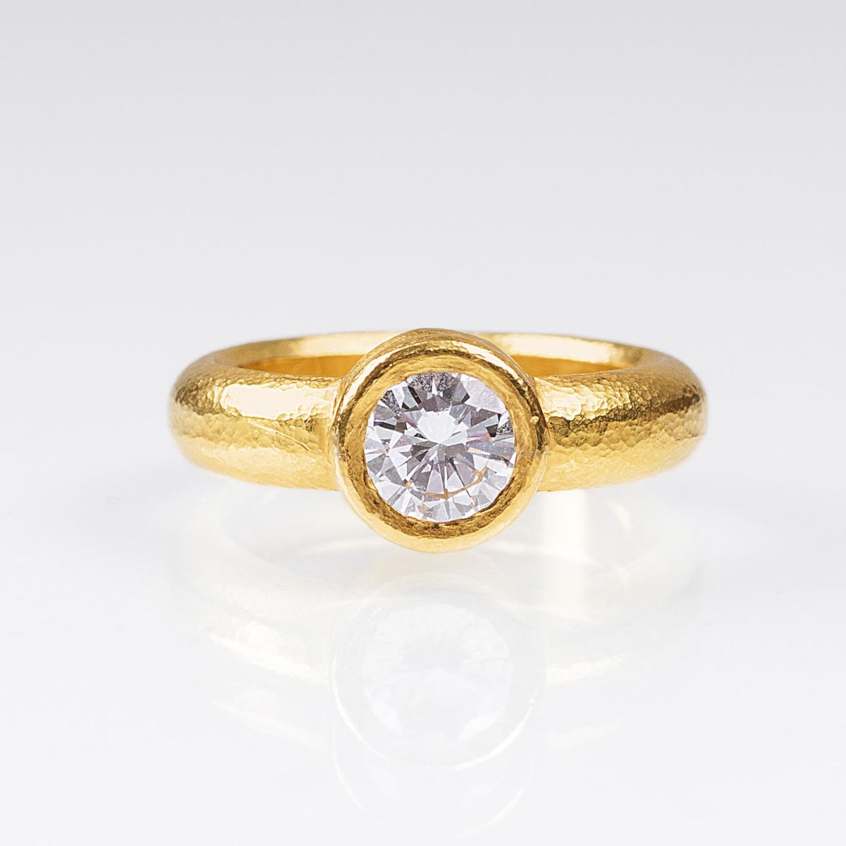 A highcarat Solitaire Ring by Armin Haase