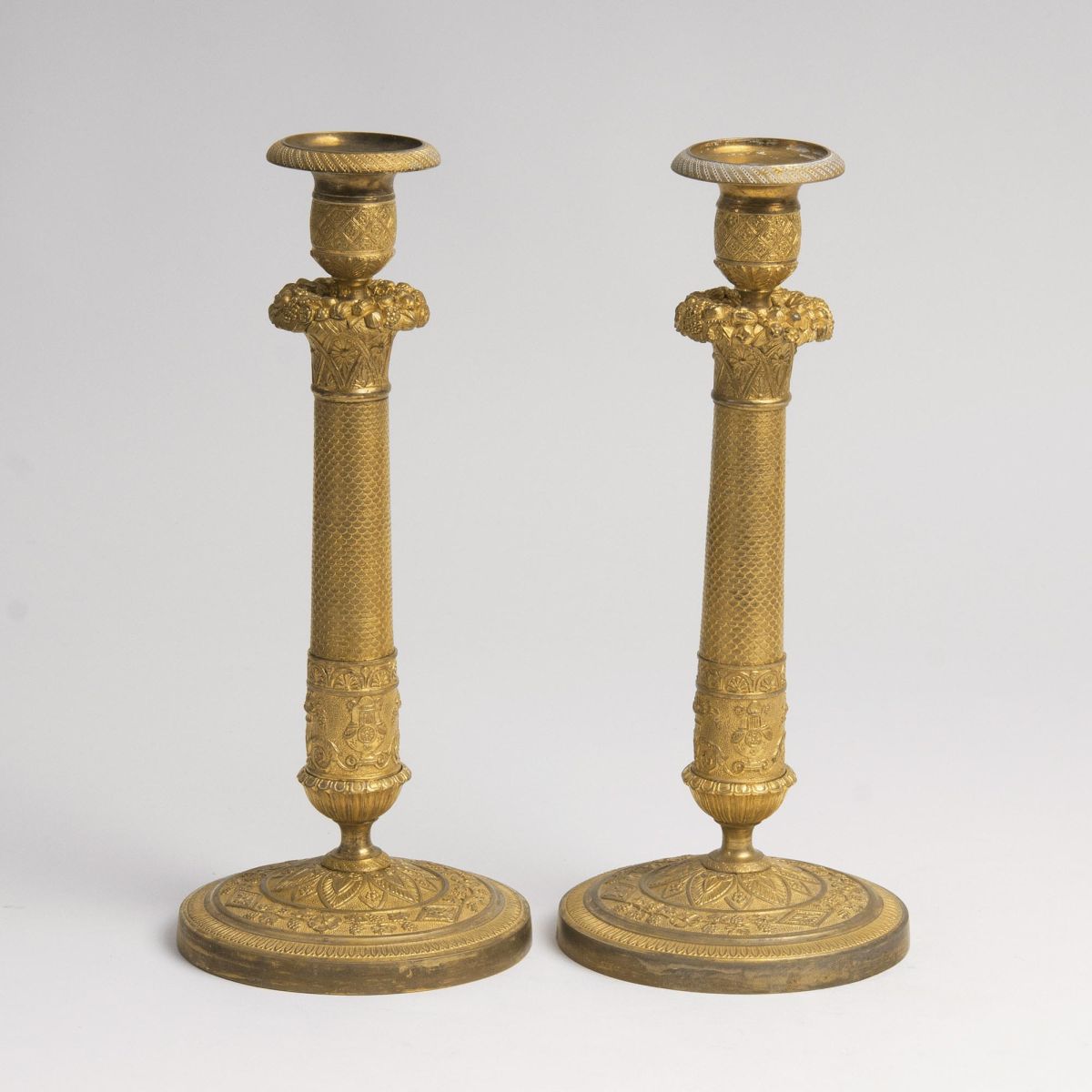 A Pair of Charles X Candlesticks