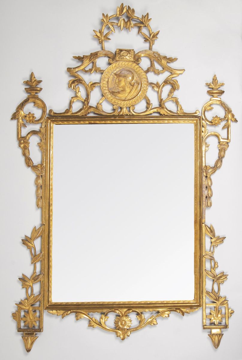Großer Gustavianischer Spiegel