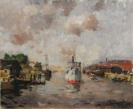 Schiffe im Lübecker Hafen