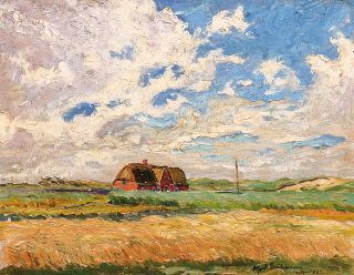 A Summer Landscape on the island of Sylt