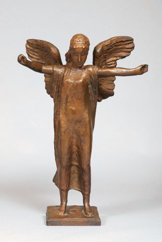 Außergewöhnliche Bronze-Figur 'Eirene'