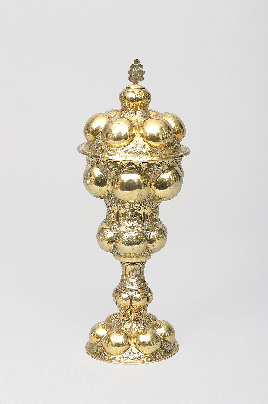 A splendid Baroque goblet with cover