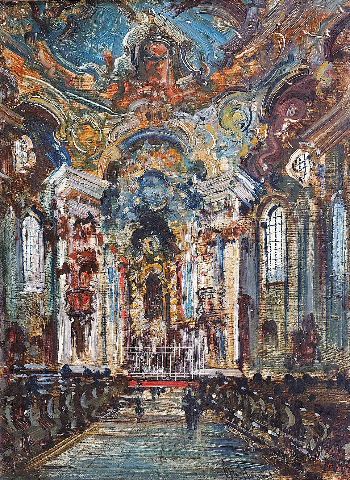 Interior in the 'Wieskirche'