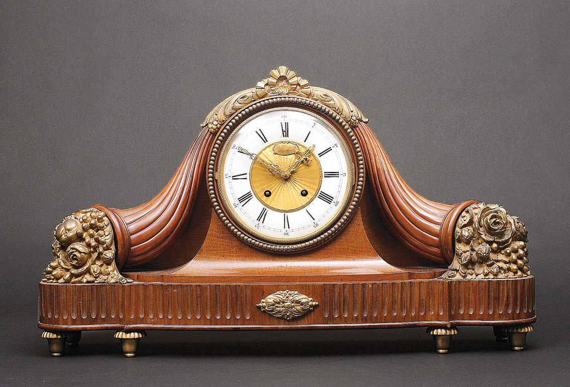 A Hamburg mantel clock