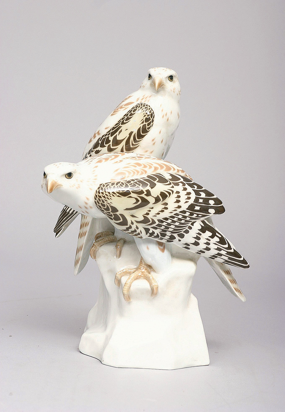 A figure of a pair of falcons