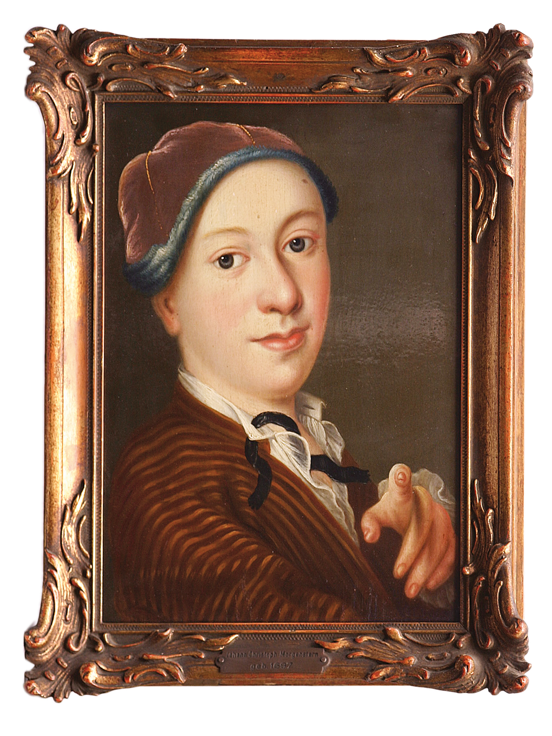 A portrait of a young man