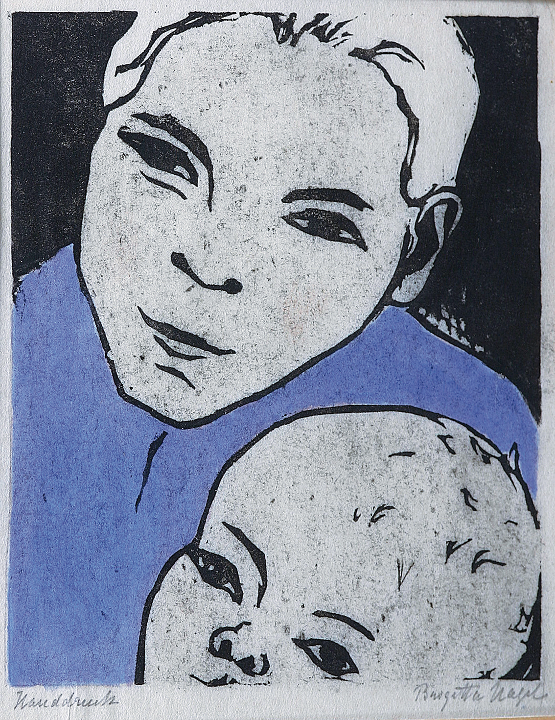 Brigitta Nagel - A mother and child A mother and child