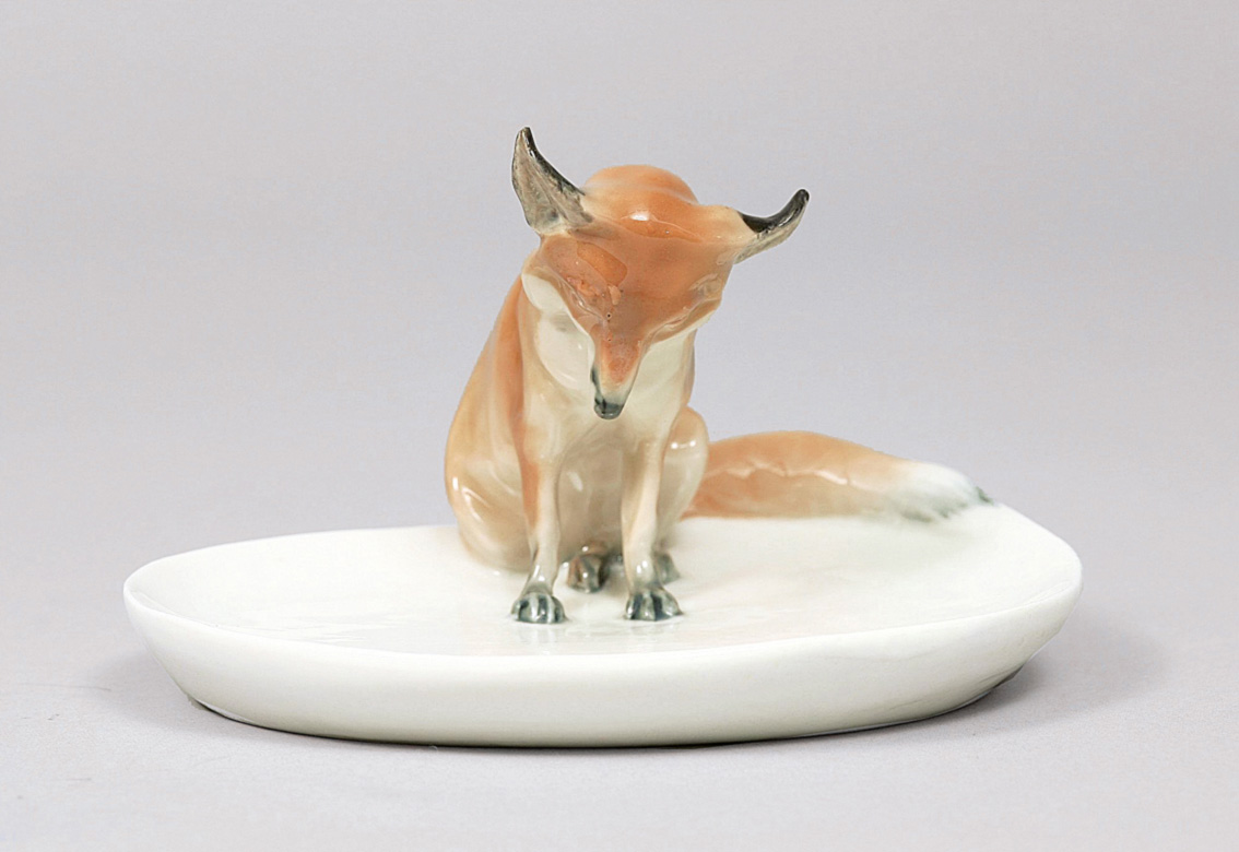 An art-nouveau bowl 'fox'