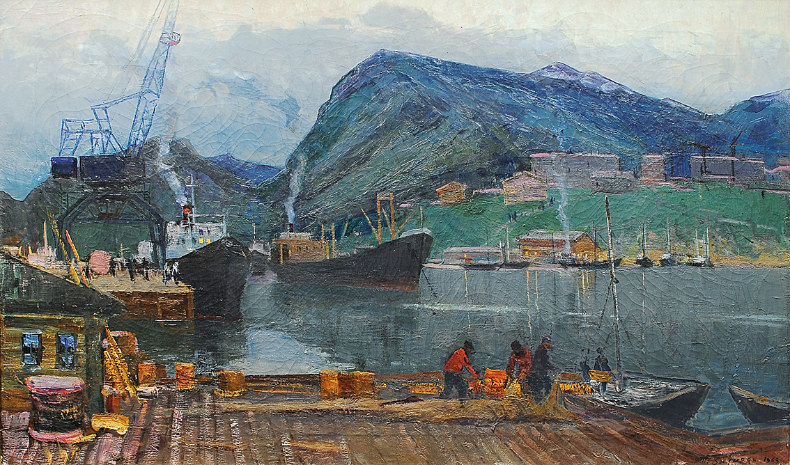 The harbour in Murmansk