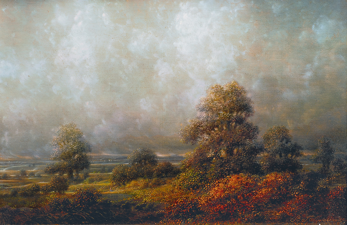 A cloudy landscape