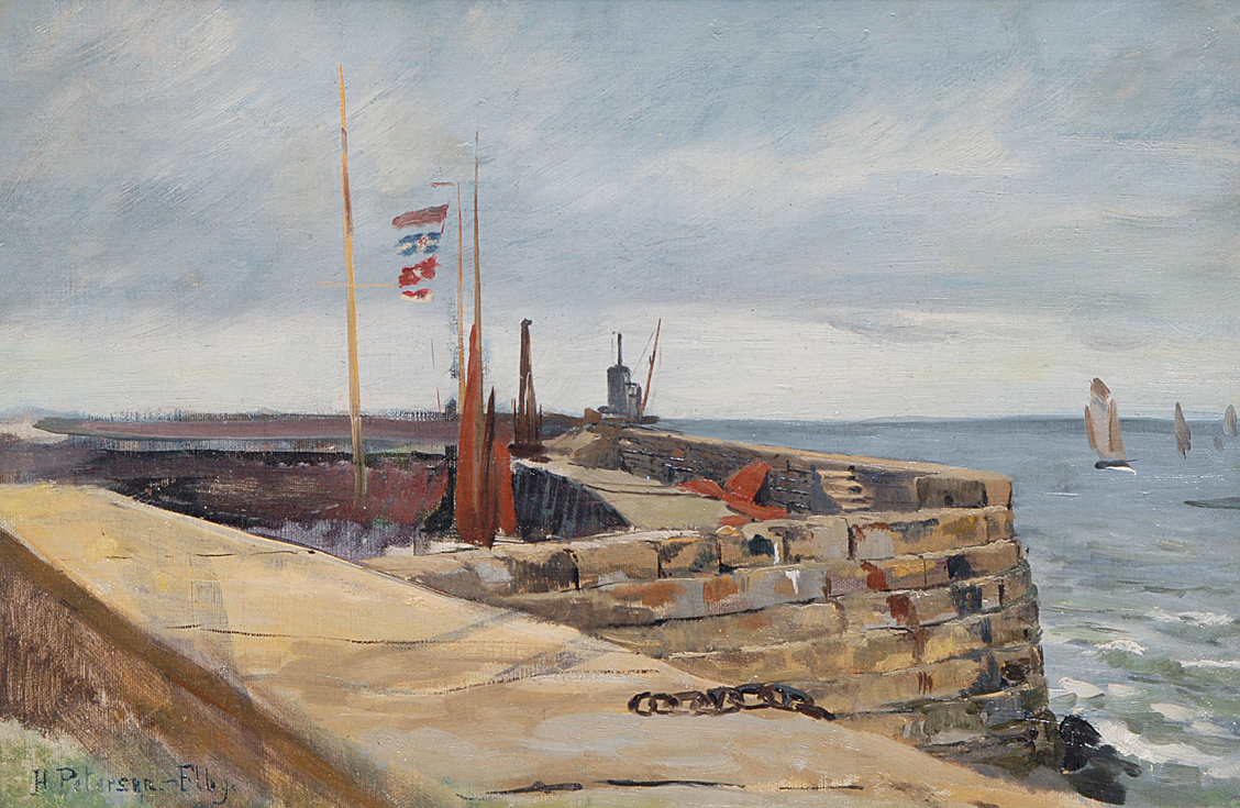 A pier at the North Sea