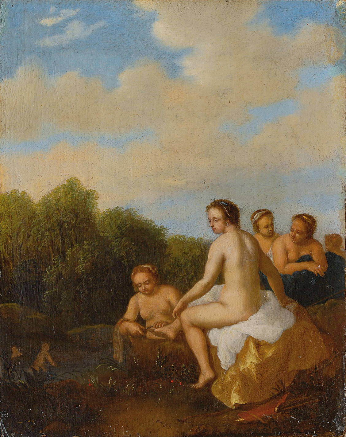 Diana und ihre Begleiterinnen beim Bade