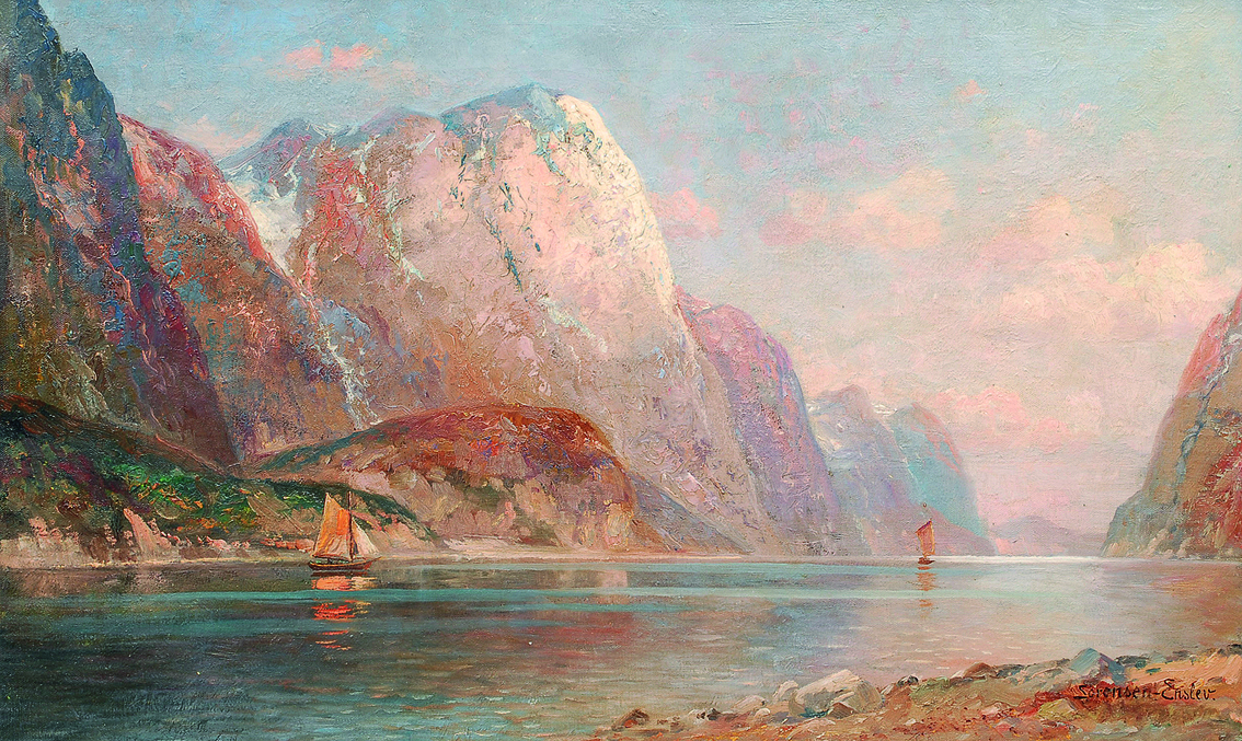 Norwegische Fjordlandschaft