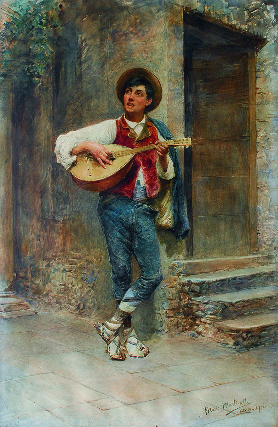 A young lute player