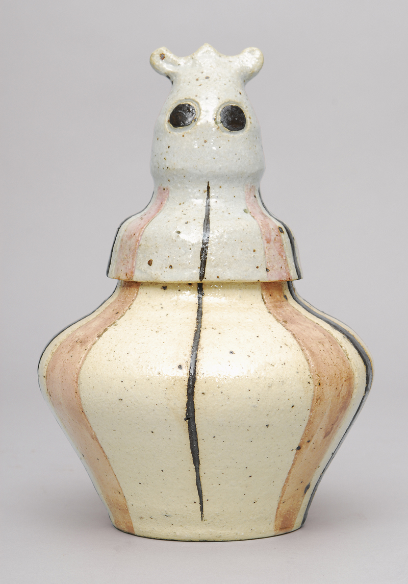 A figurative ceramic vase