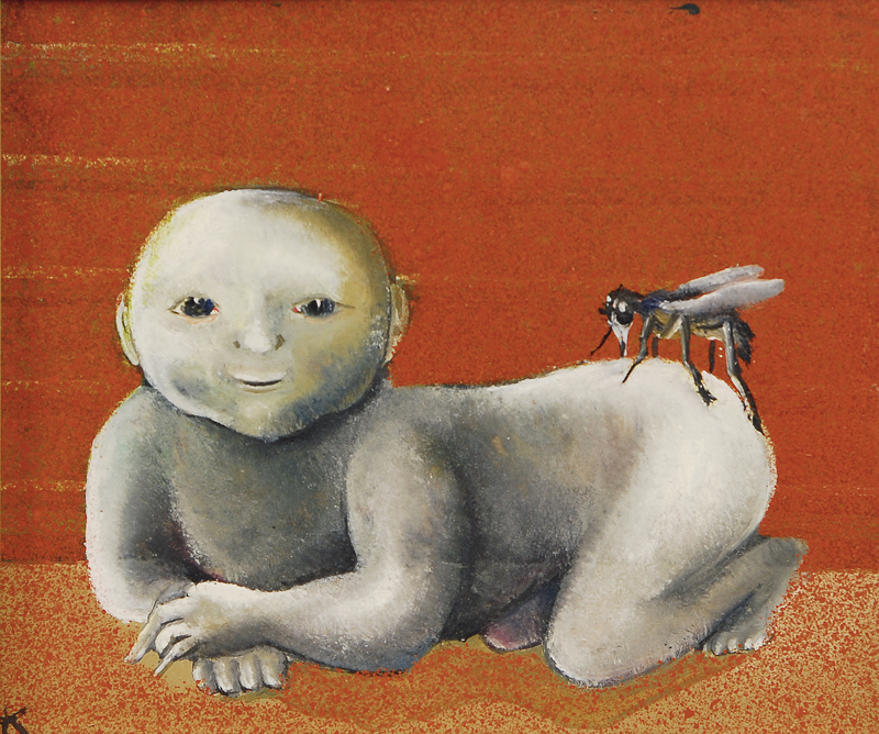 Helga Körner - A child with a fly A child with a fly