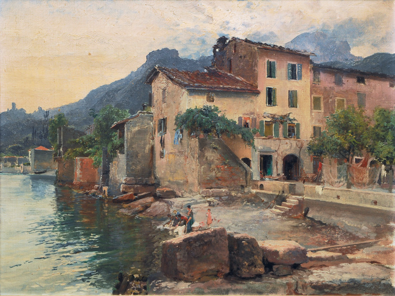 Washwomen at Lake Garda