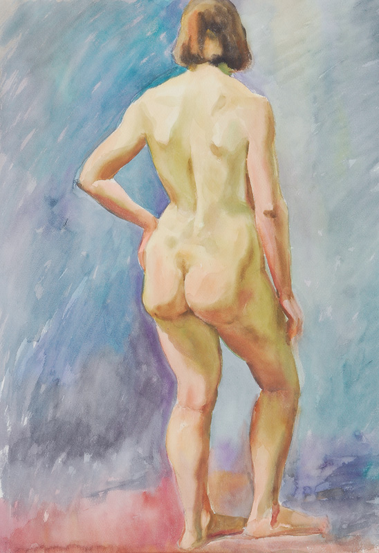 A female nude