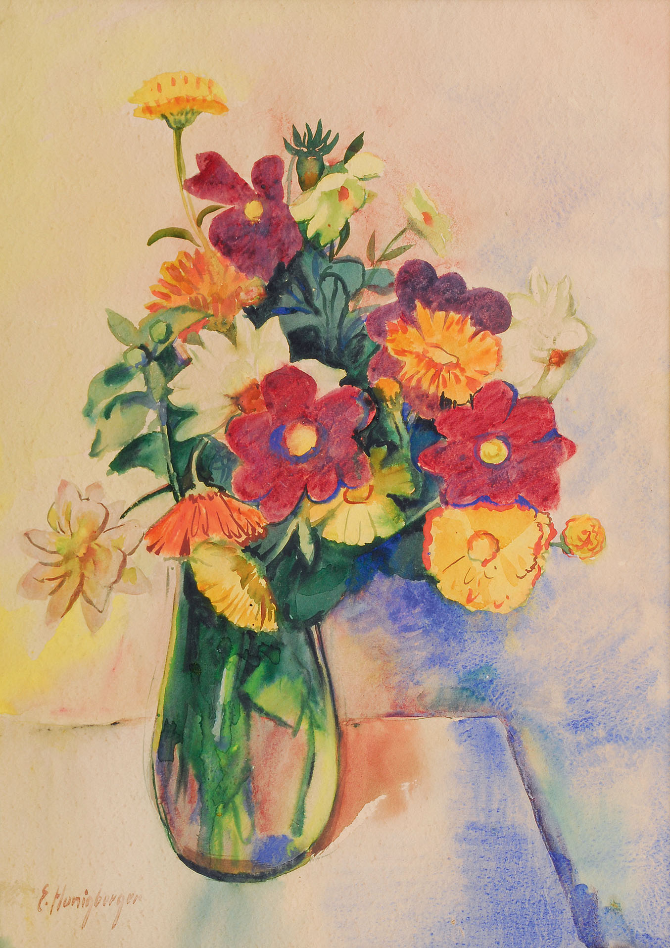 Ernst Honigberger - Bouquets of flowers Bouquets of flowers