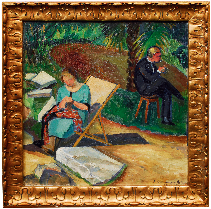 Anders Gudmundsen-Holmgreen - In a Garden with Palmtrees In a Garden with Palmtrees