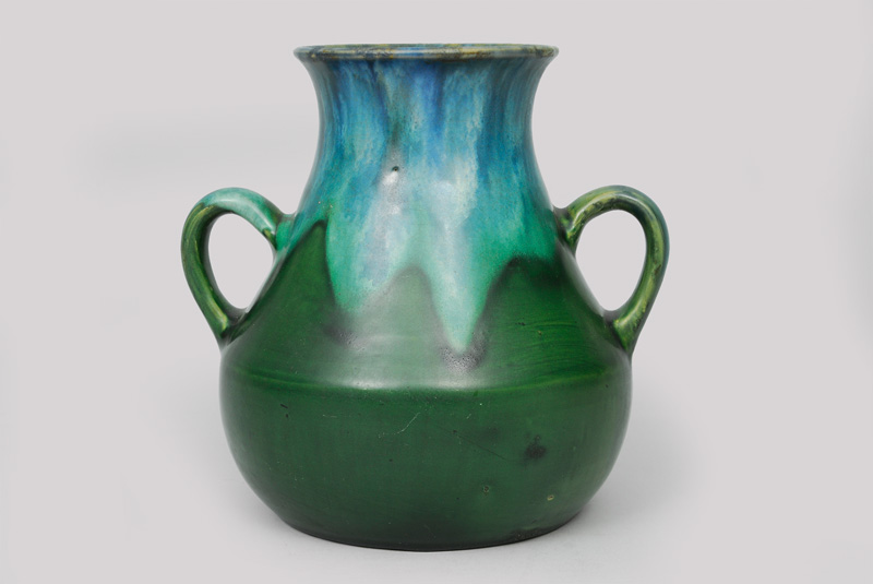 A small Art-Nouveau vase with handles