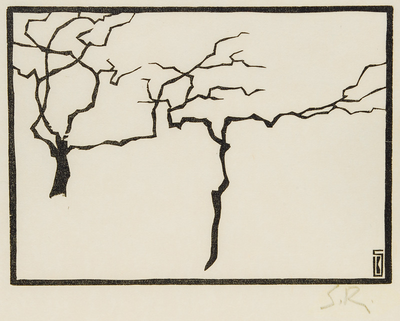 Karl Schmidt-Rottluff - The Trees in Winter The Trees in Winter