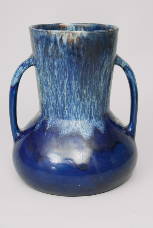 A large Art-Nouveau vase with handles