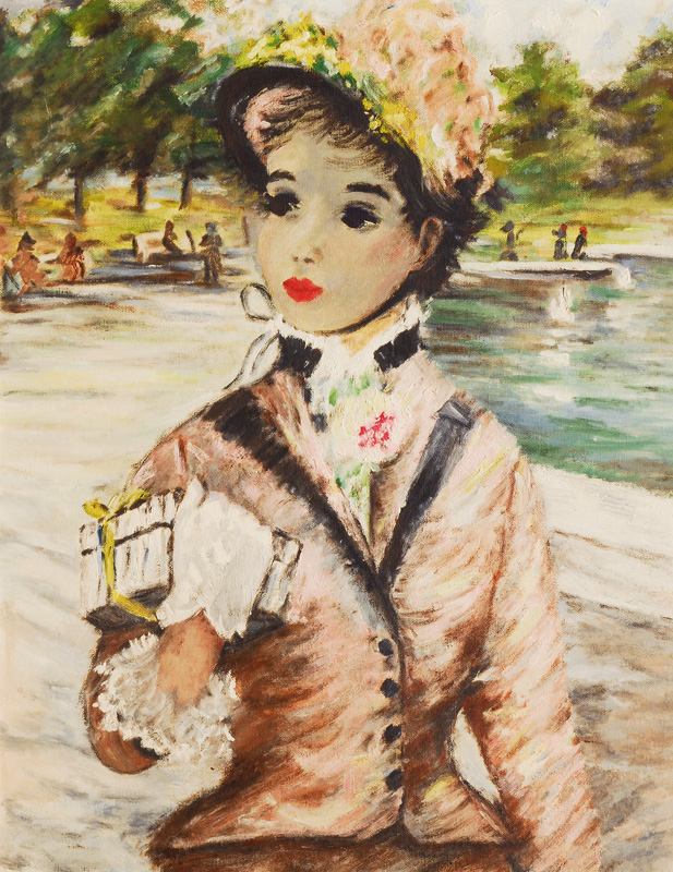Young Lady in Central Park