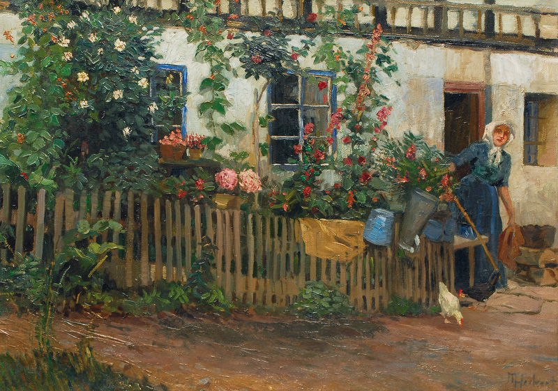 Garden in Front of a House